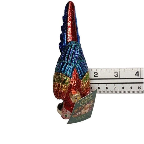 Old World Christmas Tropical Parrot Bird Glass Christmas Ornament 2018 New w Tag - Picture 11 of 13